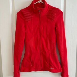 LORNA JANE “Power Red” Sculpted Zip Jacket | XS